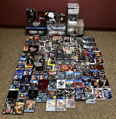 Resident Evil games collection .